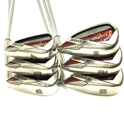 キャロウェイ DIABLO EDGE 3 FLEX S・5:6:7:8:9:P UNIFLEX 他 BIG BERTHA 5w ゴルフクラブ まとめ Callaway