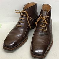 SCOTCH GRAIN ST-634 スパイダー 茶 ブラウン系 25 1 EEサイズ 革靴 ショートブーツ