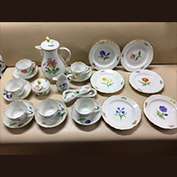 マイセン 一級品 6つの花のコーヒーセット 22点セット